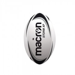 -PACK 12- Balon de Rugby macron STORM XF PALLONE RUGBY NEGRO N 3