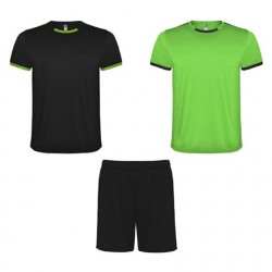 Conjunto deportivo Unisex RACING. 2 camisetas + short.