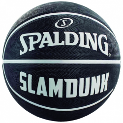 Balón de Baloncesto Spalding SLAM DUNK Black Sz5