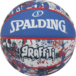 Balón de Baloncesto Spalding GRAFITTI Blue-Red Sz7