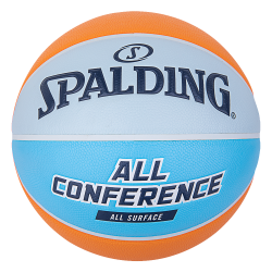 Balón de baloncesto Spalding MARBLE All Conference Orange Blue Sz5