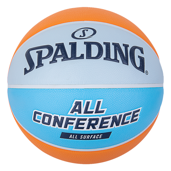 Balón de baloncesto Spalding MARBLE All Conference Orange Blue Sz7